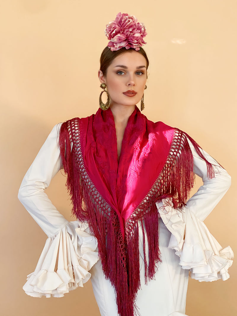Mantón fuxia buganvilla