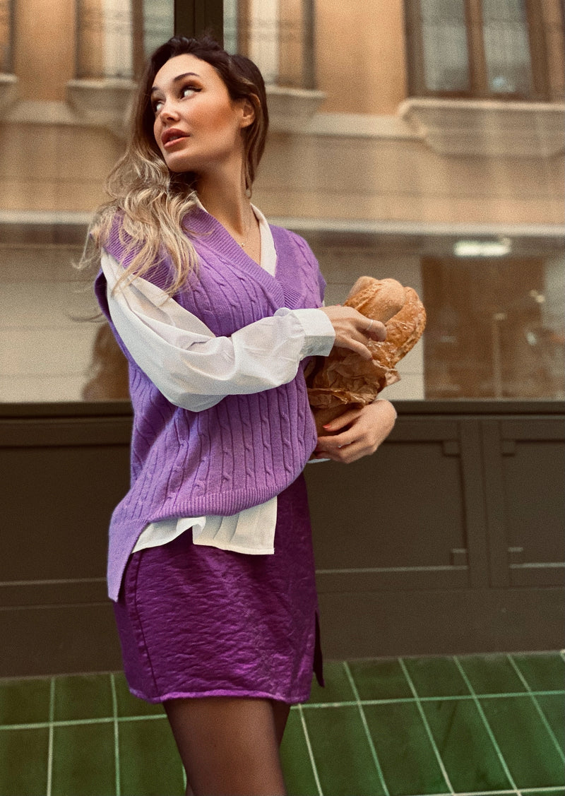 Dream Purple Mini Skirt